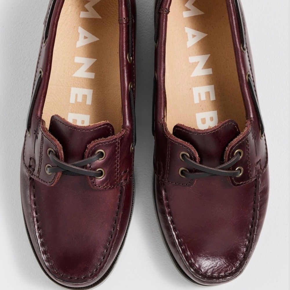 NIB Manebi Womens Boat Shoes